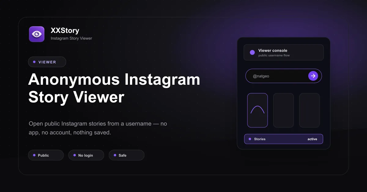 Instagram Story Viewer - Anonymous IG Story Viewer | XXStory